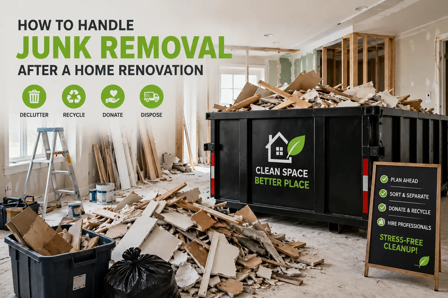 Handle Junk Removal After Home Renovation